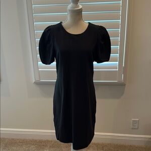 Lilly Pulitzer Black Puff Sleeve Dress